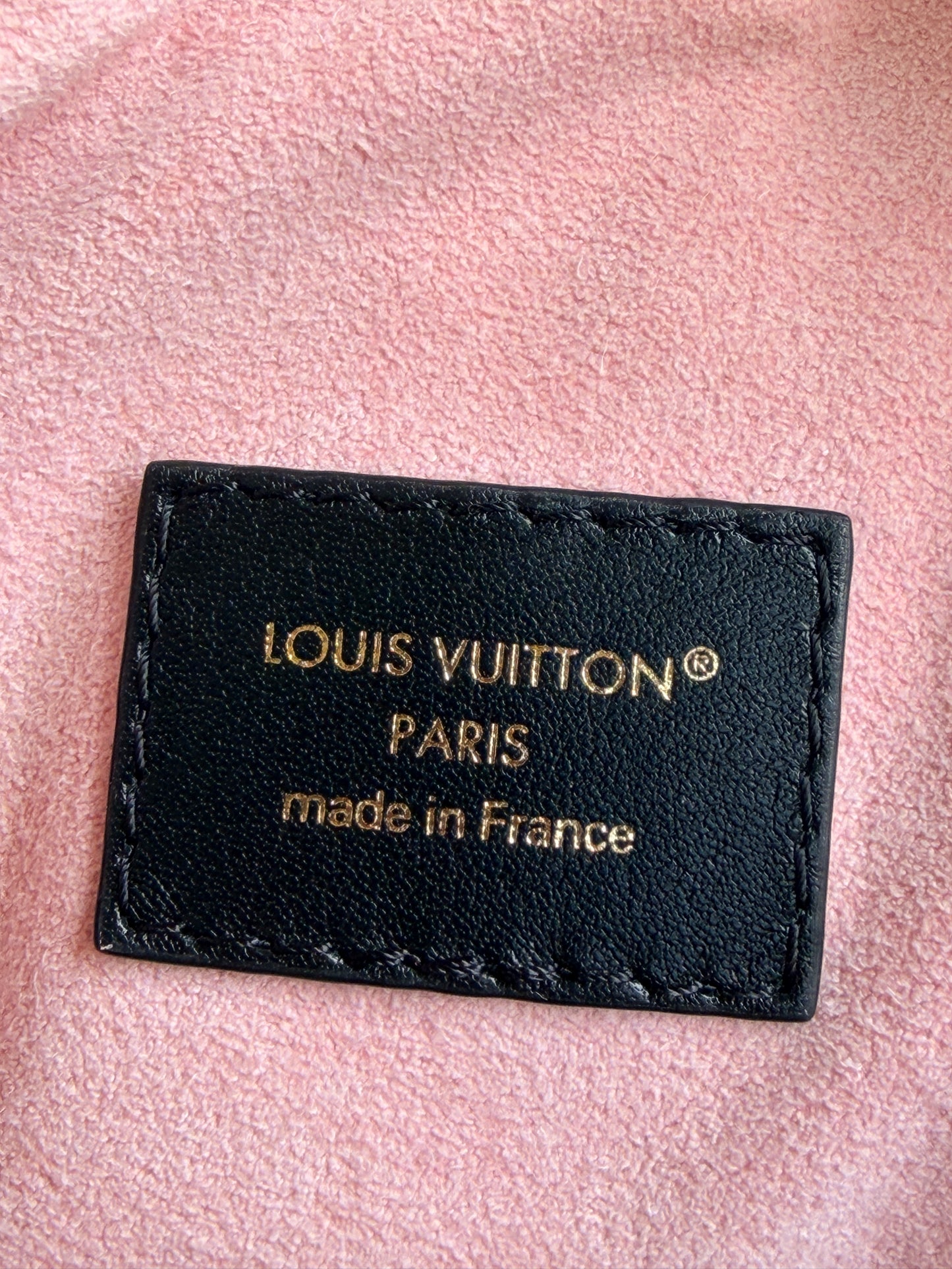 Louis Vuitton Coussin Hobo Monogram Embossed Lambskin MM Black 28169