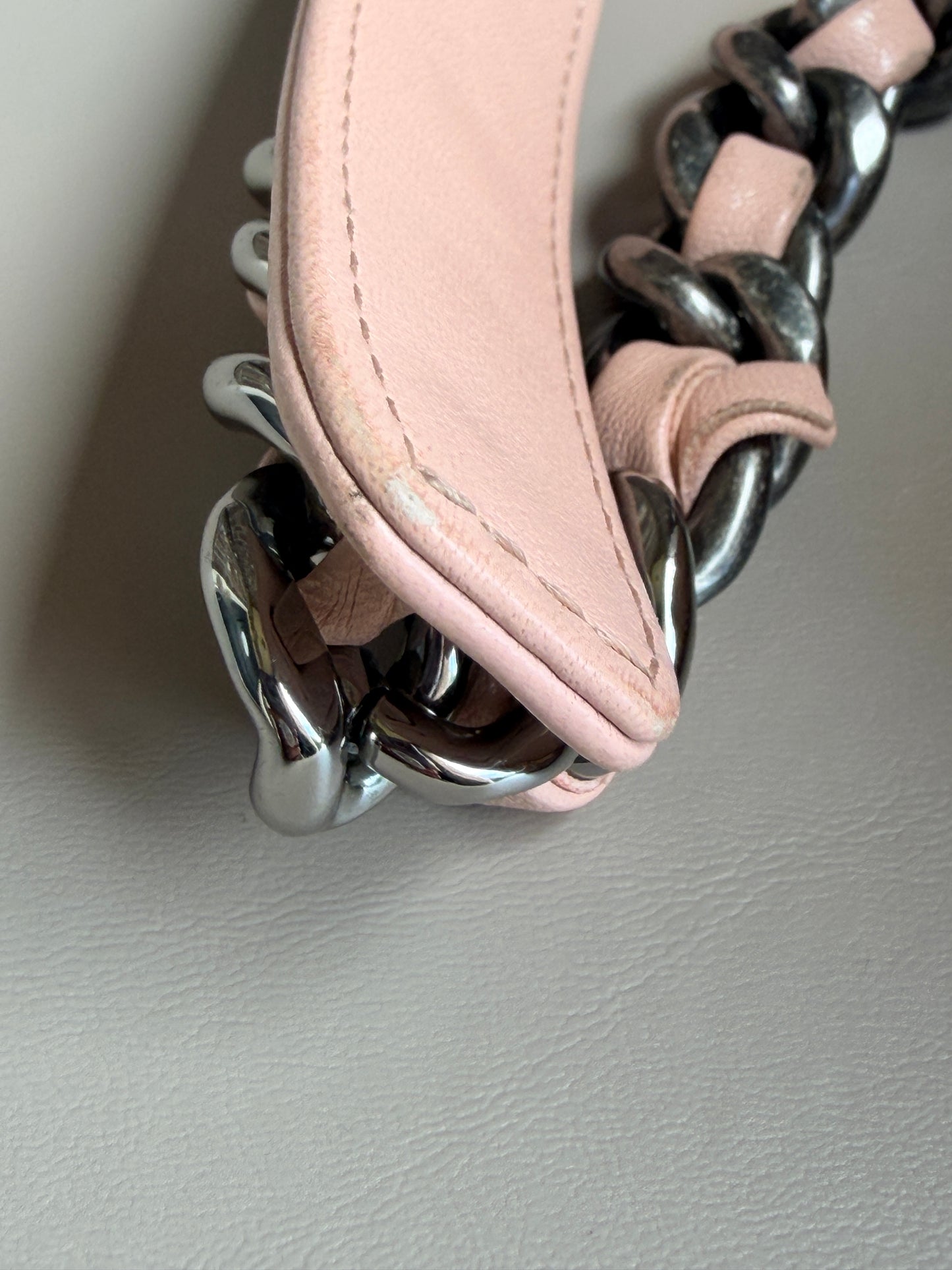 Chanel 19 Flap Bag Quilted Leather Large Light Pink 82937