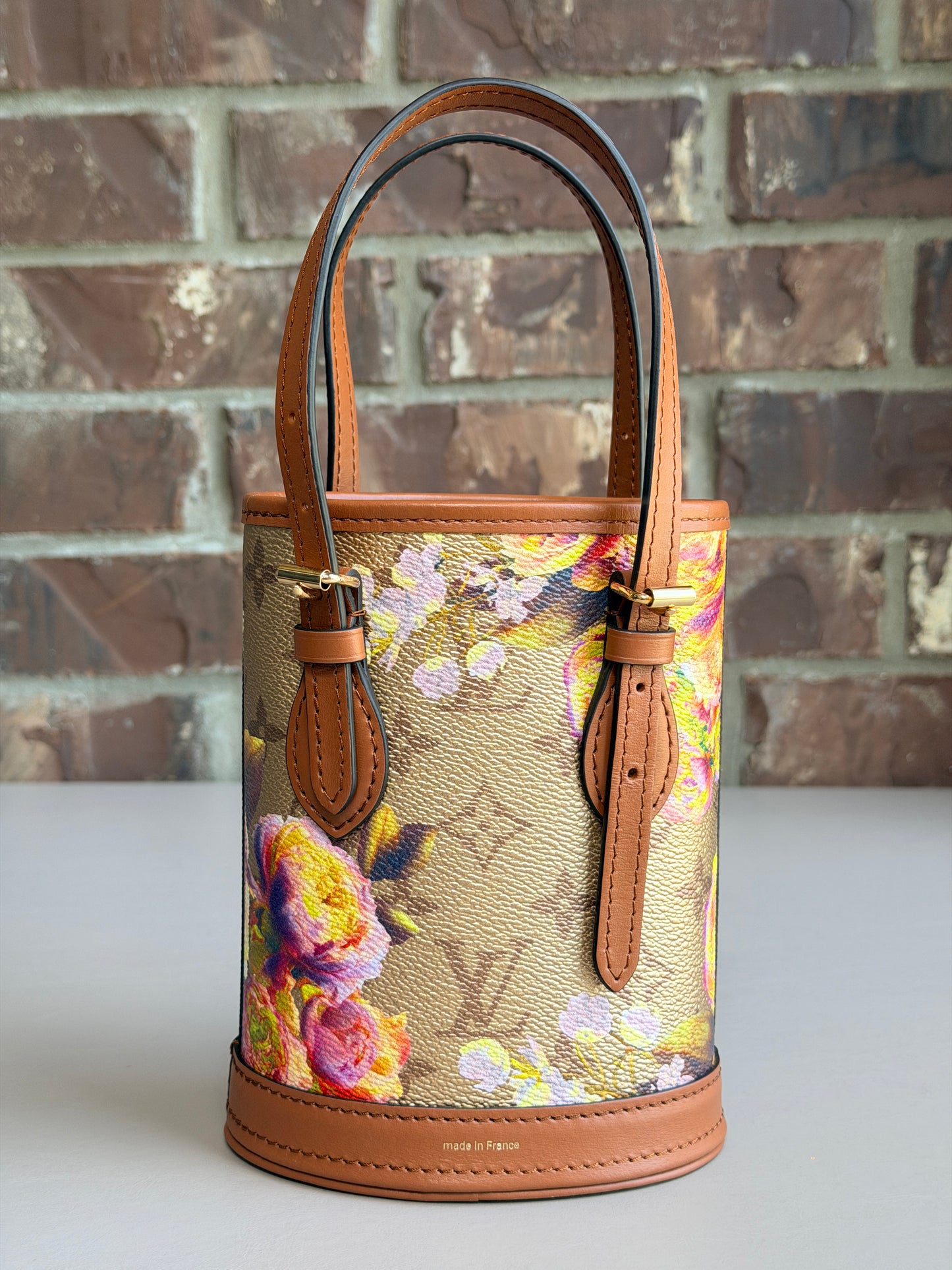 Louis Vuitton Bucket Bag Limited Edition Garden Monogram Canvas Nano	43957