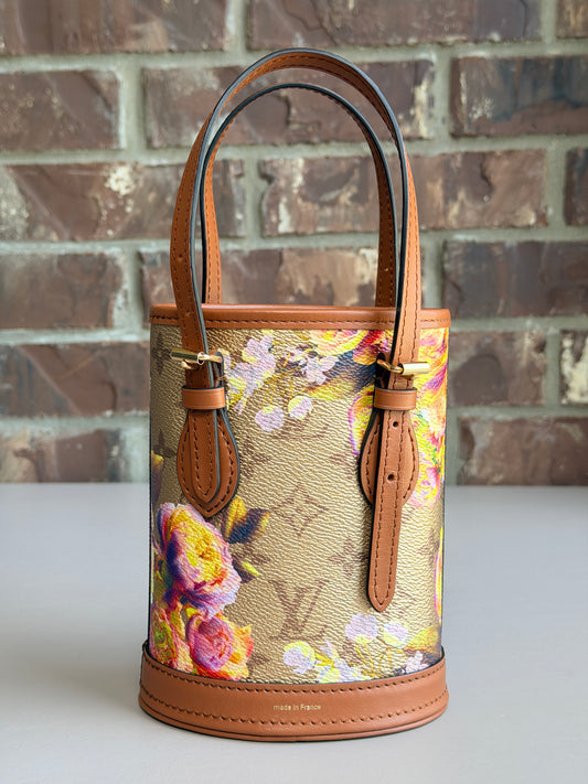 Louis Vuitton Bucket Bag Limited Edition Garden Monogram Canvas Nano	43957
