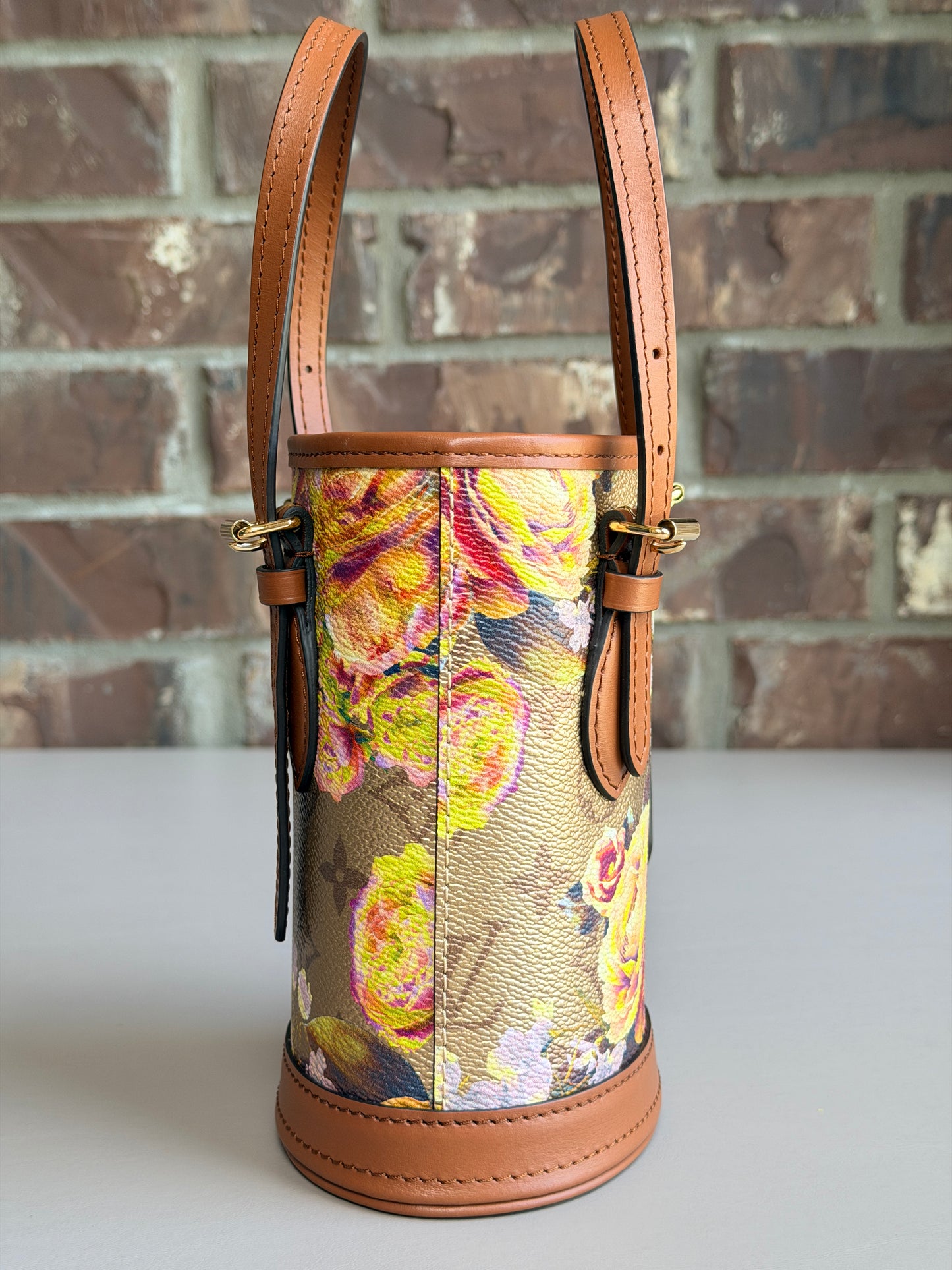 Louis Vuitton Bucket Bag Limited Edition Garden Monogram Canvas Nano	43957