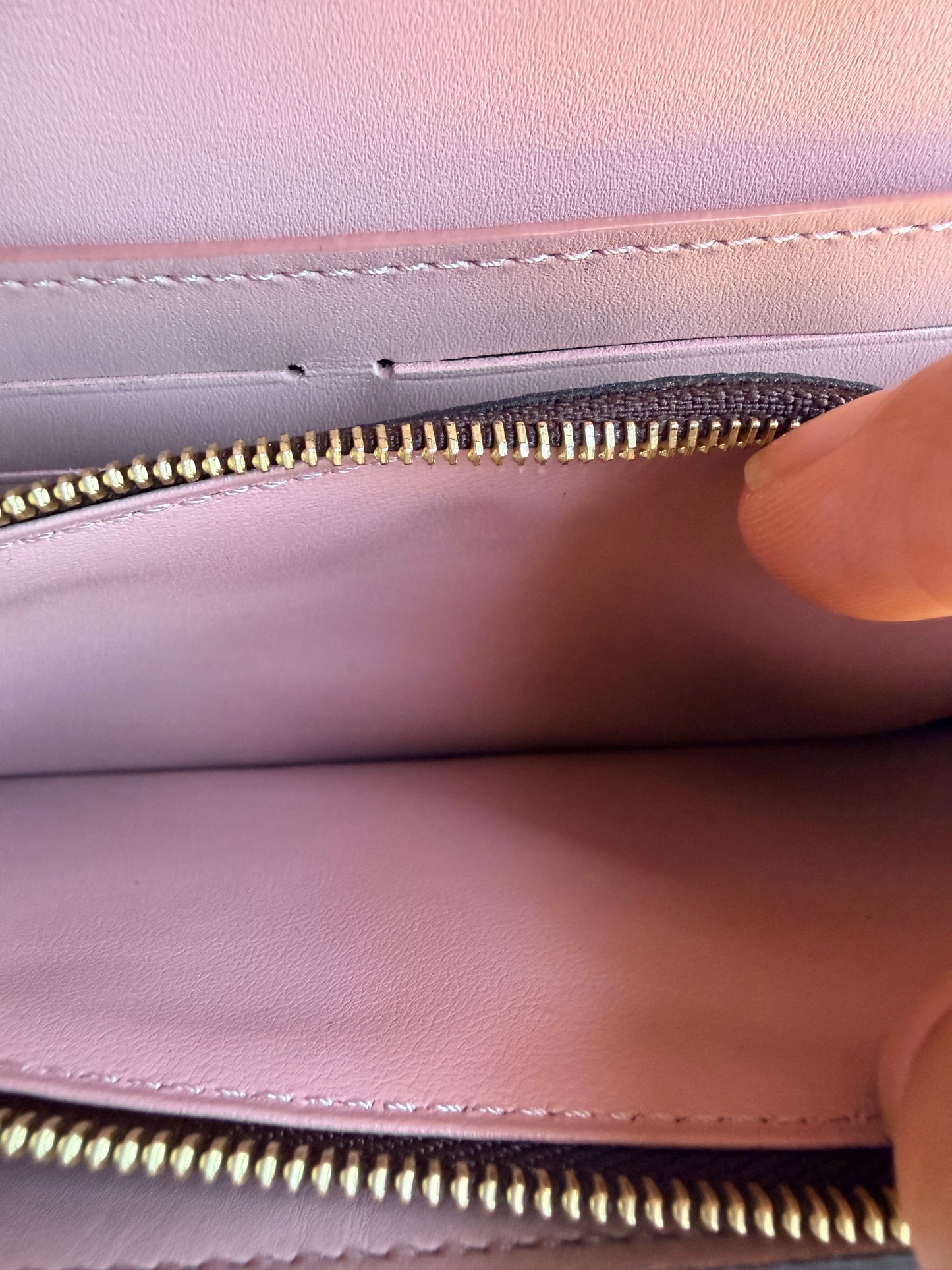Louis Vuitton Croisette Chain Wallet Damier Ebene 47392