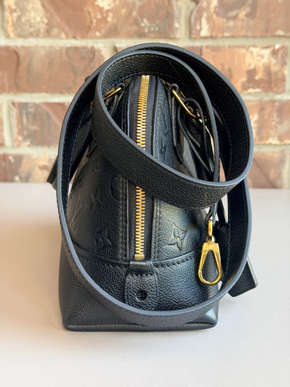Louis Vuitton Neo Alma Handbag Monogram Empreinte Leather BB Black 82972