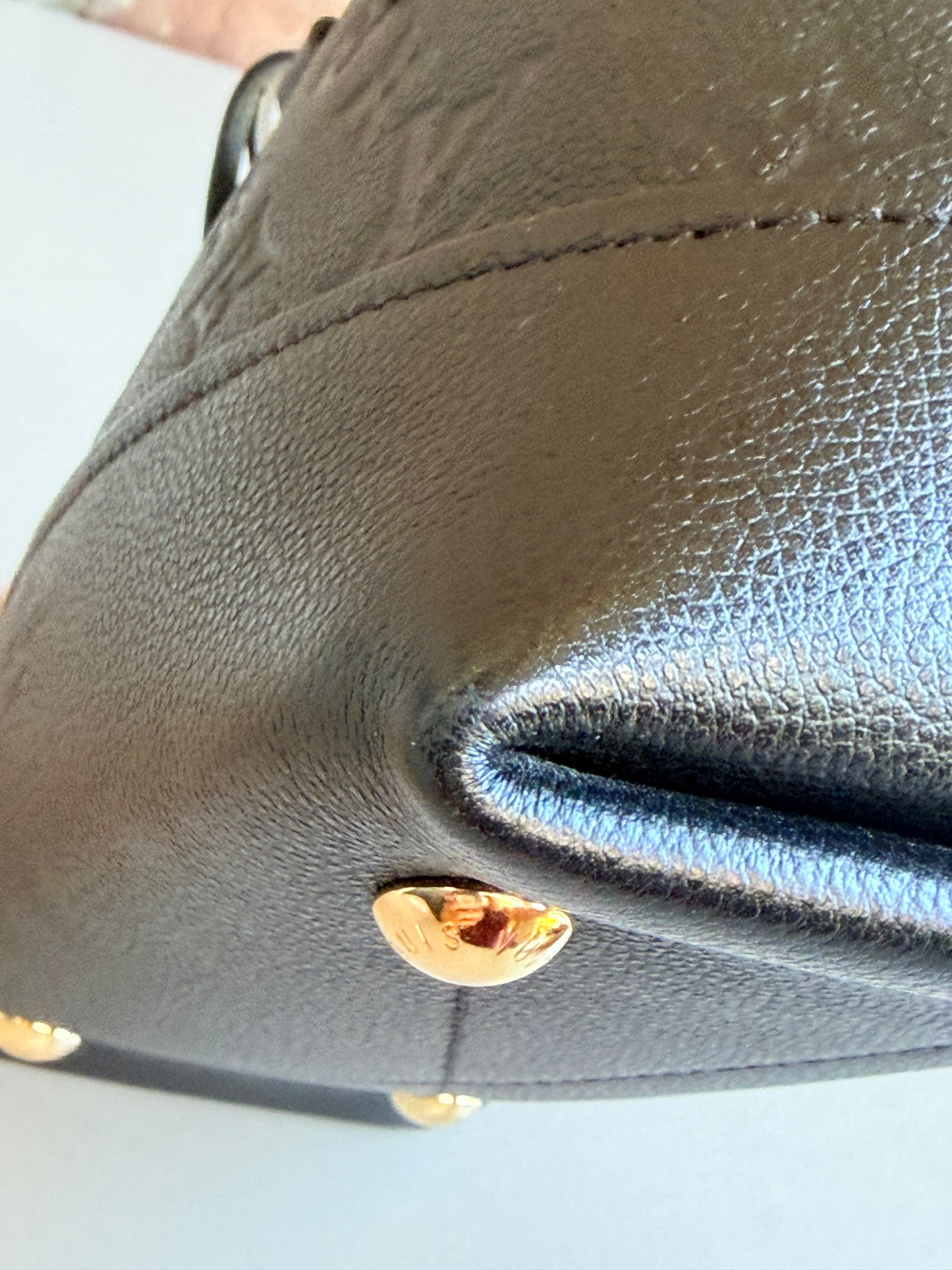 Louis Vuitton Neo Alma Handbag Monogram Empreinte Leather BB Black 82972