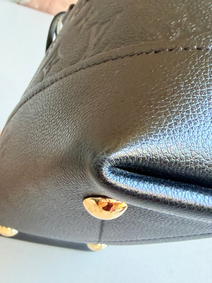 Louis Vuitton Neo Alma Handbag Monogram Empreinte Leather BB Black 82972