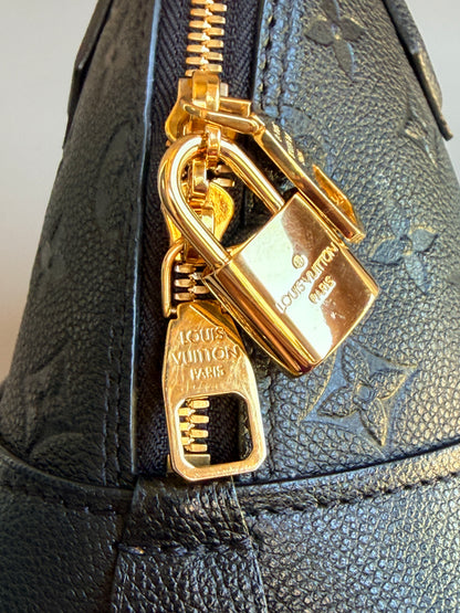 Louis Vuitton Neo Alma Handbag Monogram Empreinte Leather BB Black 82972