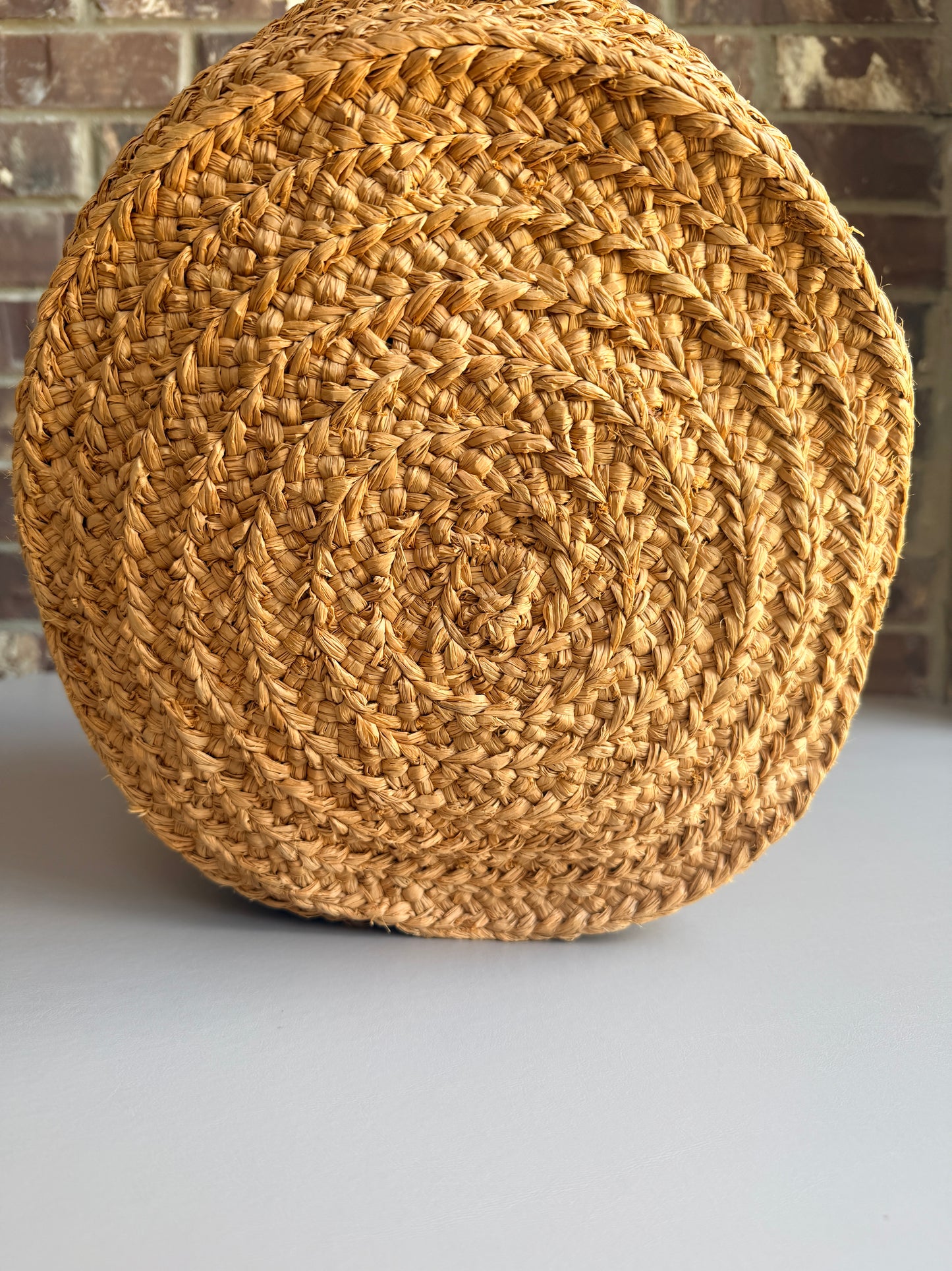 Saint Laurent Panier Basket Shopper Raffia Medium 38374
