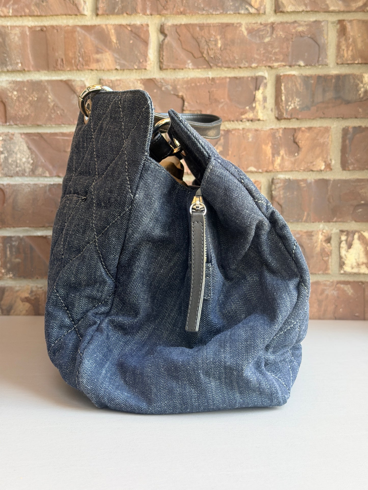 Chanel Timeless CC Soft Zip Tote Quilted Denim 25474