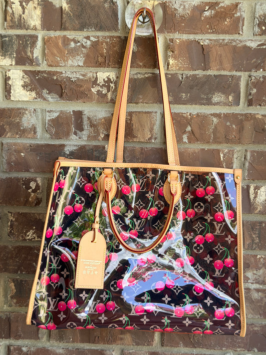 Louis Vuitton x Takashi Murakami OnTheGo Tote Monogram Cerises PVC GM	72346