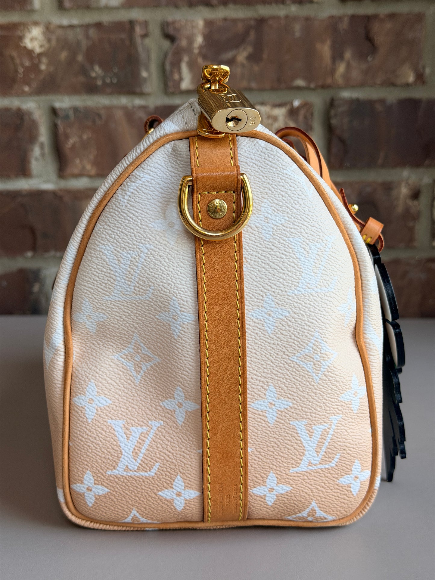 Louis Vuitton Speedy Bandouliere Bag By The Pool Monogram Giant 25 67435