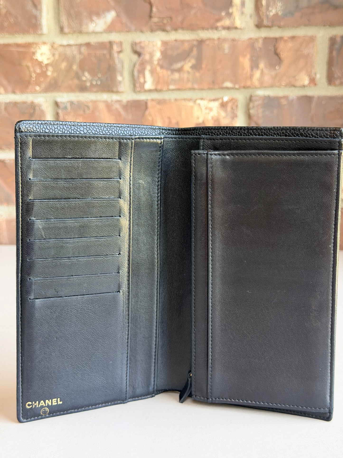 Chanel Timeless L-Yen Wallet Caviar Long Black 73485