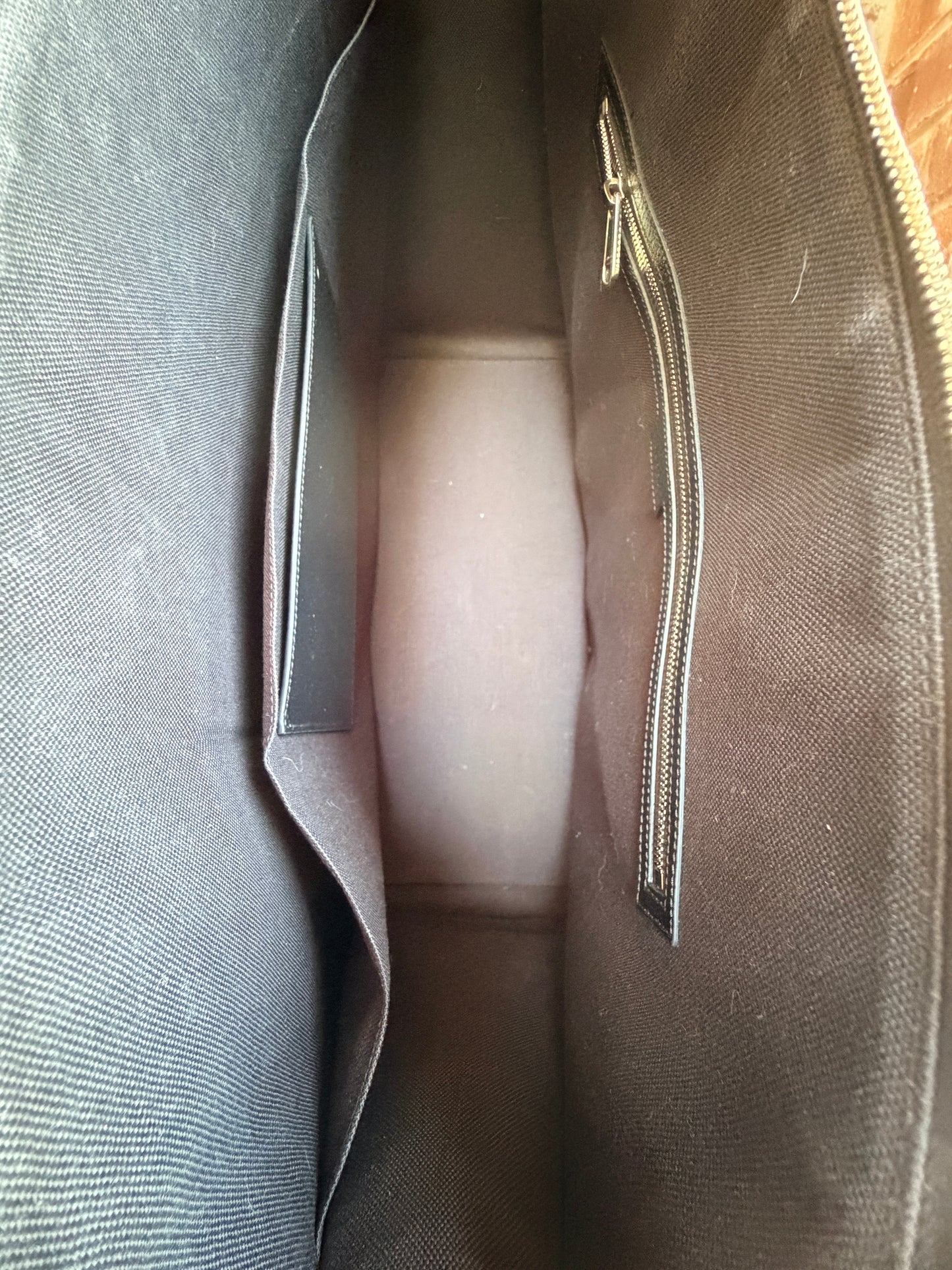 Gucci Interlocking G Convertible Briefcase Leather Large Black 67345