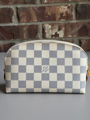 Louis Vuitton Cosmetic Bag Damier Azur PM 73463