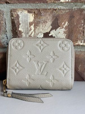 Louis Vuitton Zippy Coin Wallet Turtledove Gray 54626