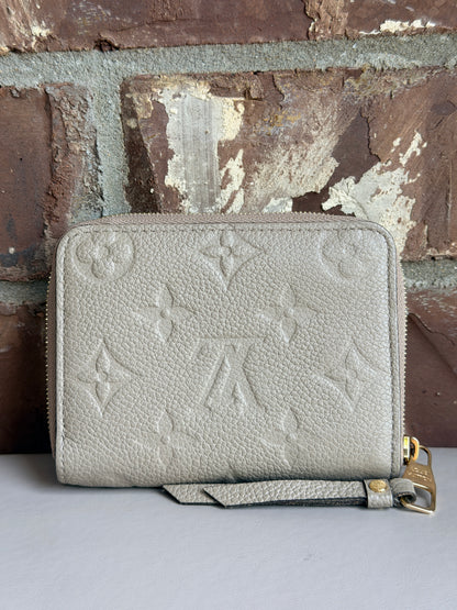 Louis Vuitton Zippy Coin Wallet Turtledove Gray 54626