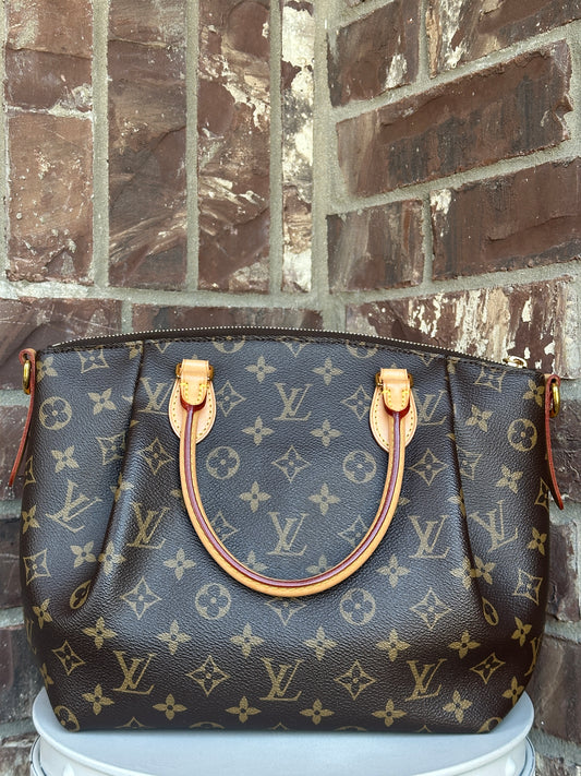 Louis Vuitton Turenne Handbag Monogram Canvas PM	Brown 83715