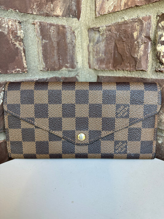 Louis Vuitton Sarah Wallet Damier Ebene