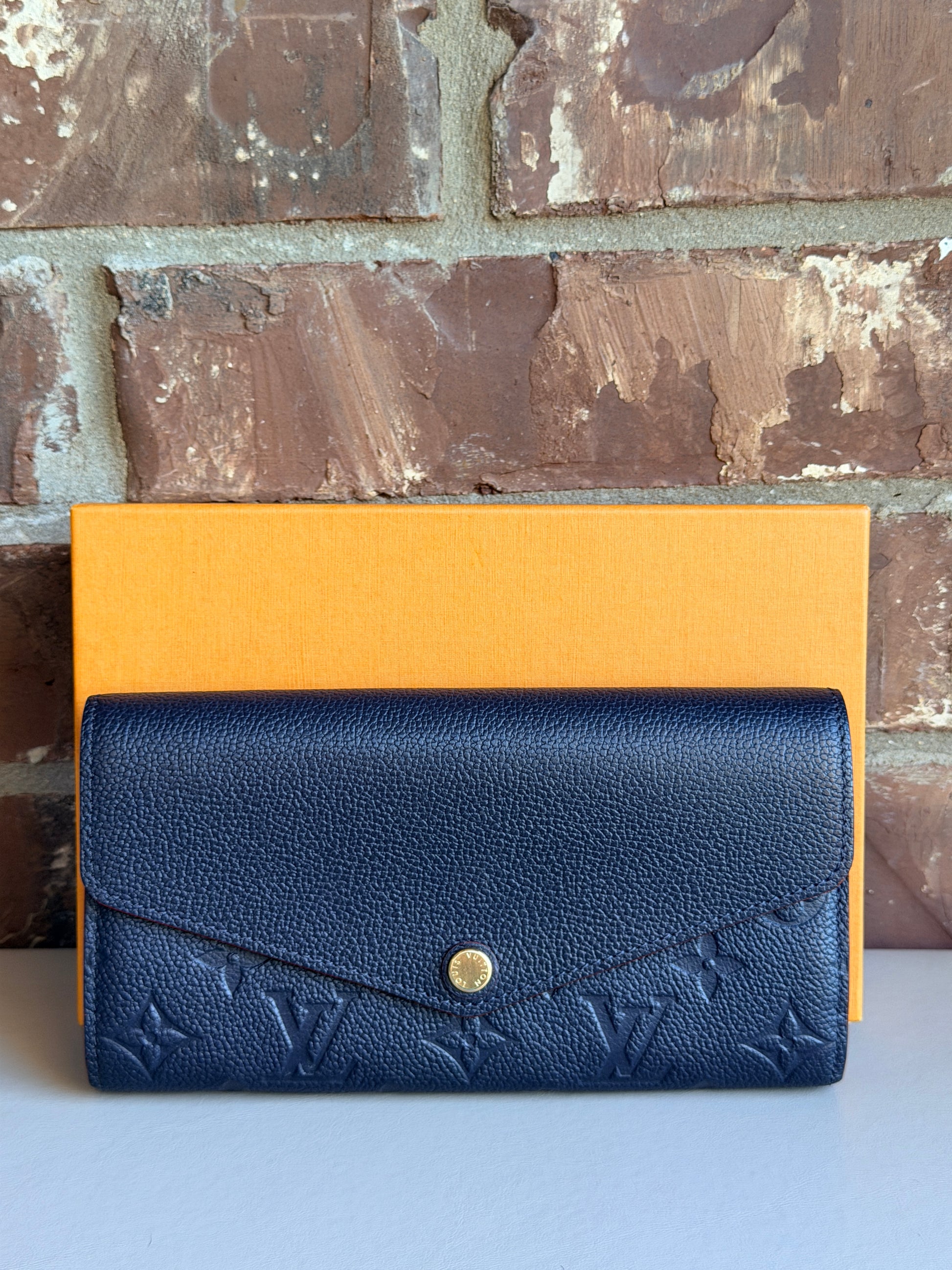 Louis Vuitton Sarah Empreinte - Marine Rouge - 46342