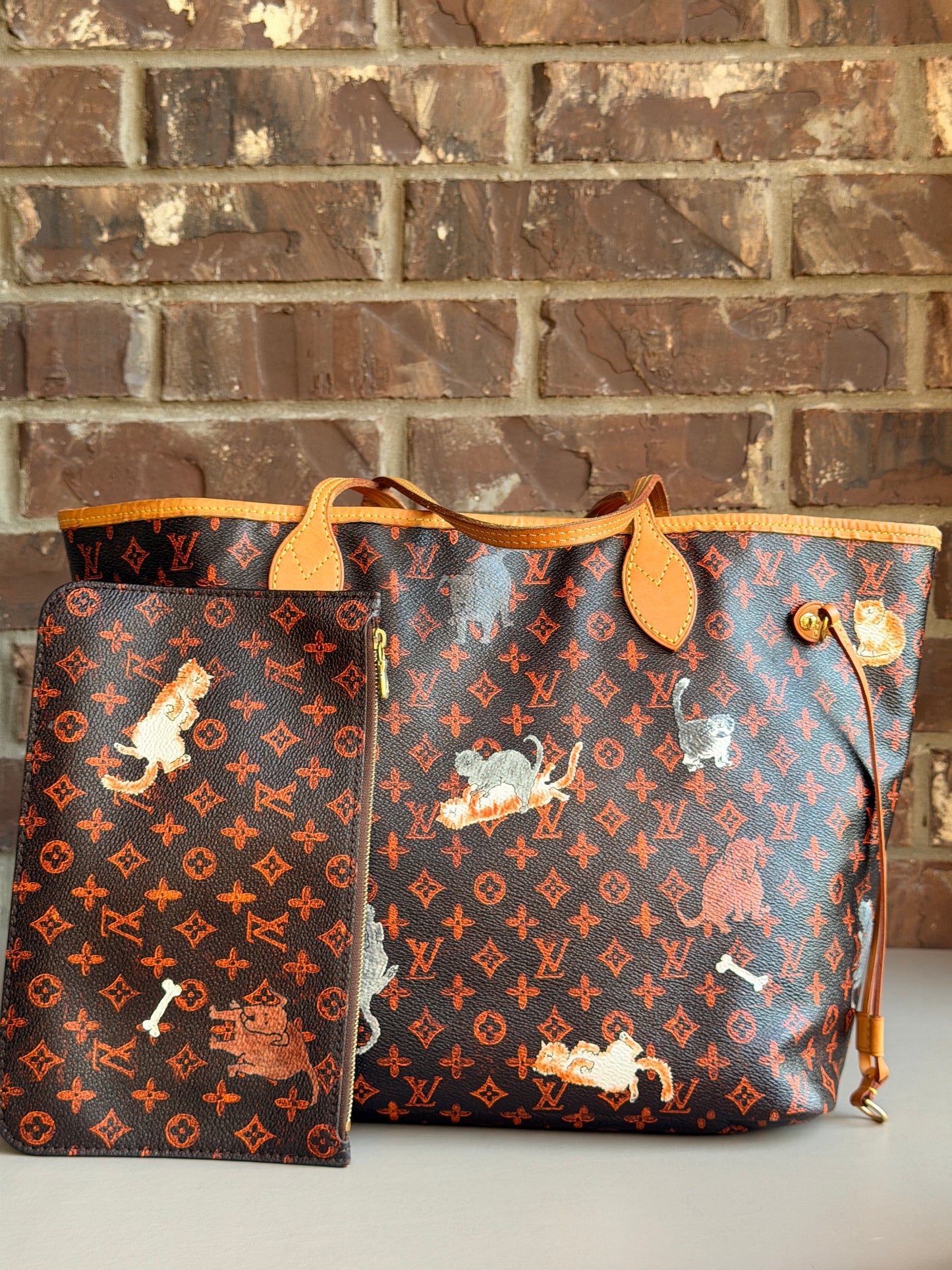 Louis Vuitton Catogram Neverfull MM 58274