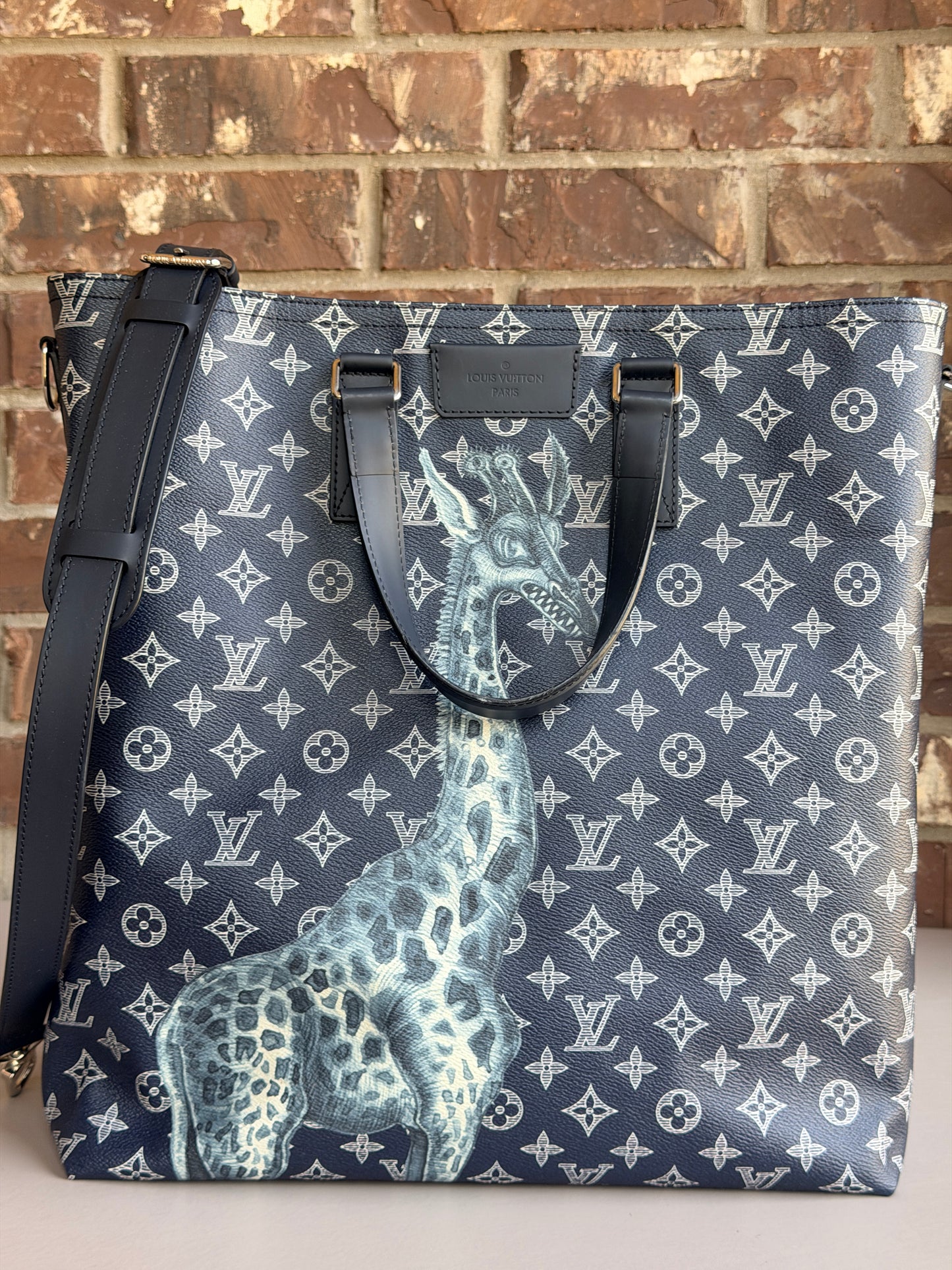 Louis Vuitton Savane Monogram Chapman Brothers Atlas Tote 82947