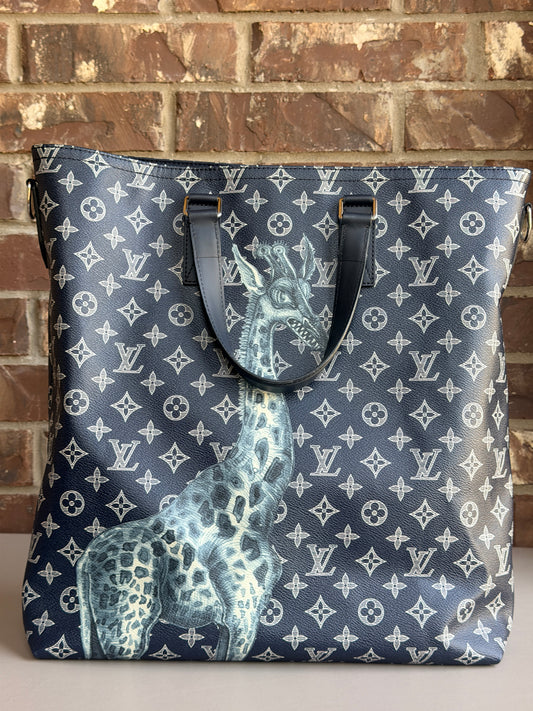 Louis Vuitton Savane Monogram Chapman Brothers Atlas Tote 82947