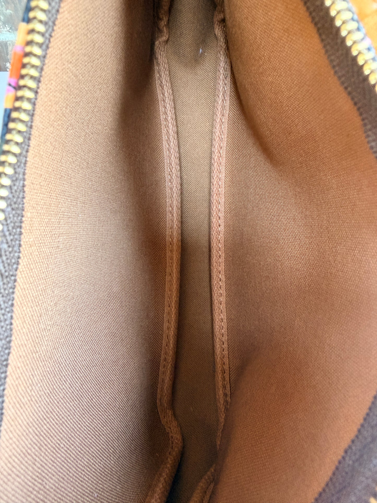 Louis Vuitton Pochette Accessories Shoulder Bag Monogram Rose Brown  48651