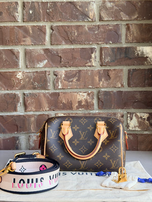 Louis Vuitton Monogram Canvas Speedy Bandouliere 20 Brown - 78943