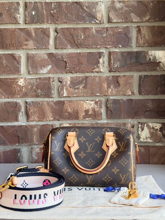 Louis Vuitton Monogram Canvas Speedy Bandouliere 20 Brown - 78943