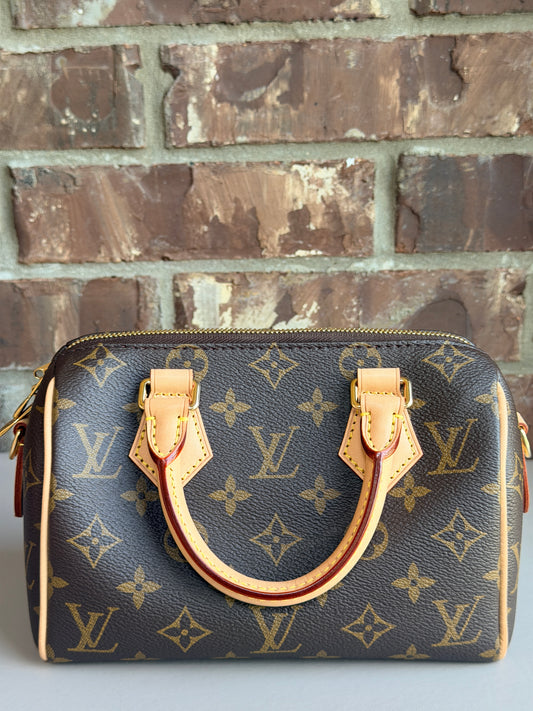Louis Vuitton Monogram Canvas Speedy Bandouliere 20 Brown - 78943