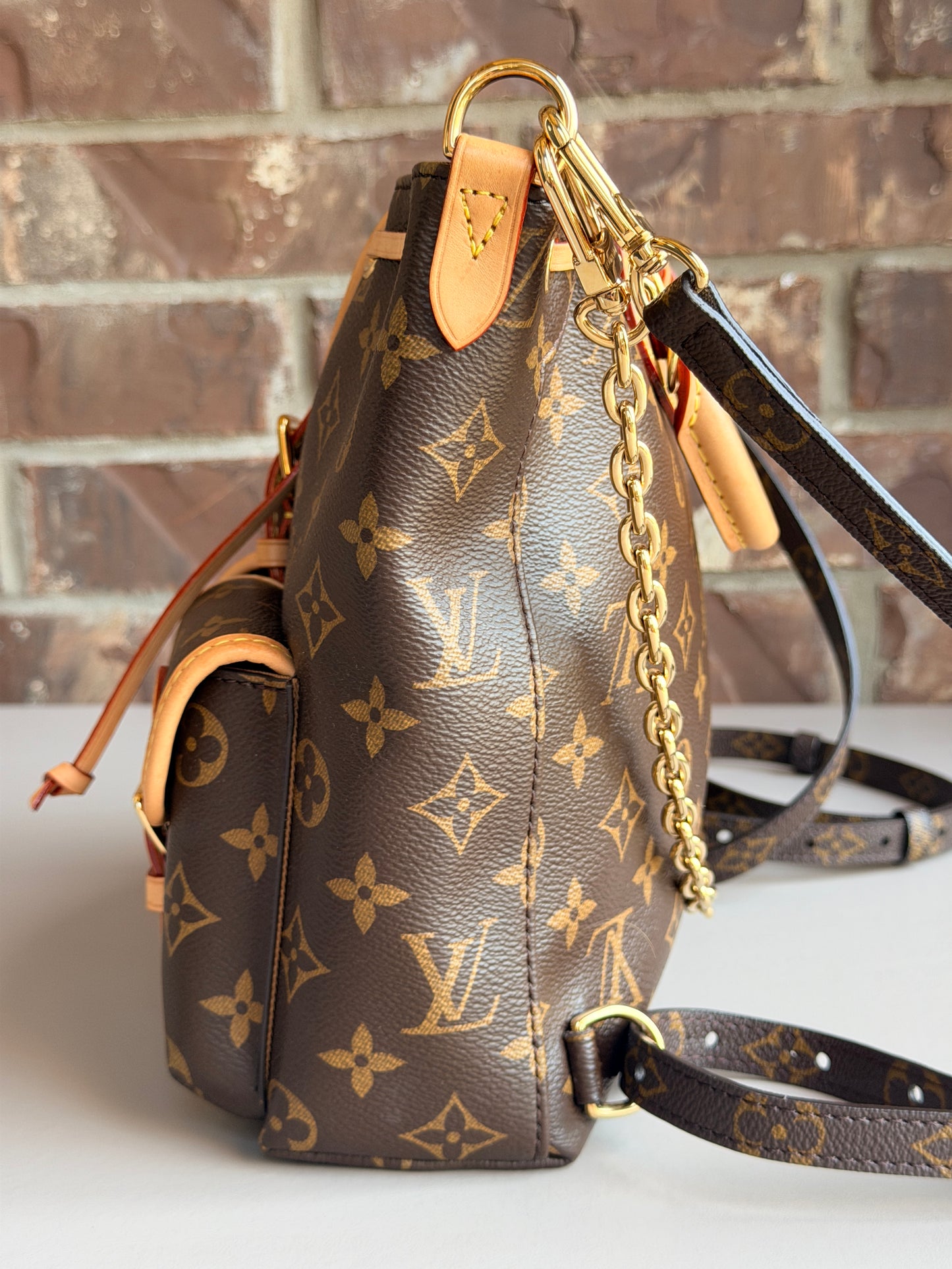 Louis Vuitton Excursion Backpack Monogram Canvas PM Brown	52972