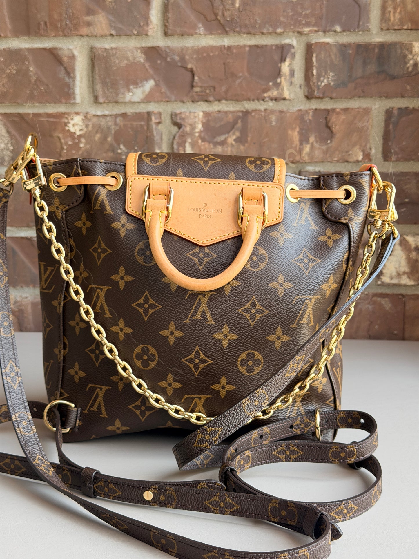 Louis Vuitton Excursion Backpack Monogram Canvas PM Brown	52972