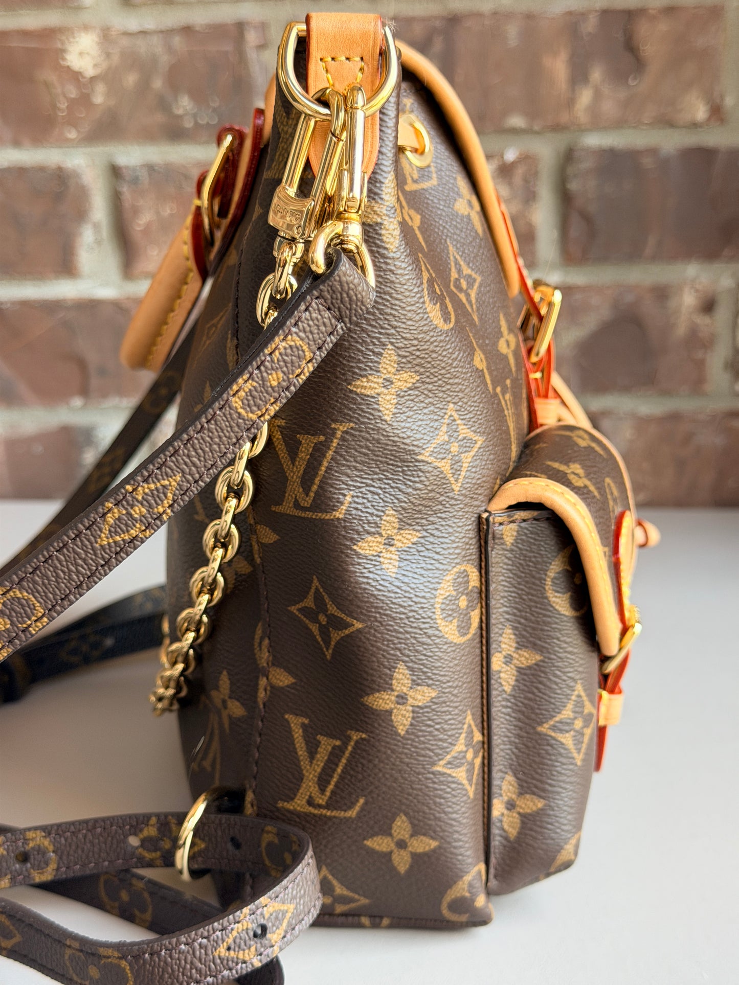 Louis Vuitton Excursion Backpack Monogram Canvas PM Brown	52972