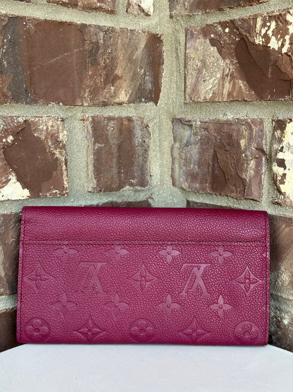 Louis Vuitton Sarah Empreinte Wallet 40034