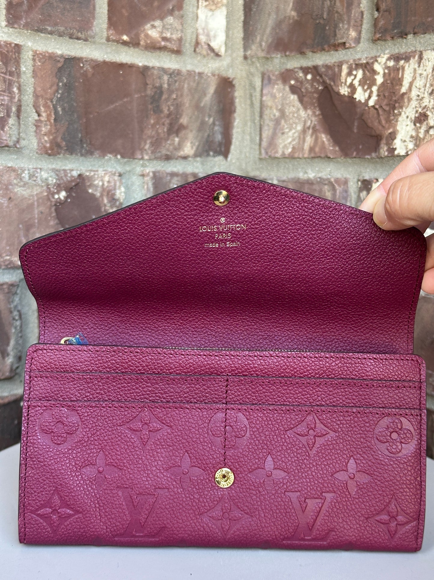 Louis Vuitton Sarah Empreinte Wallet 40034