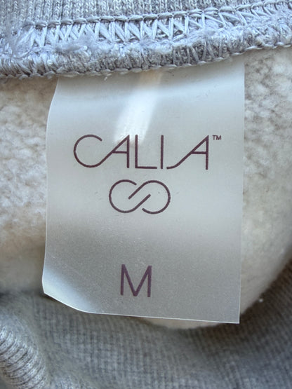 CALIA Women's Gray Mock Neck Sweatshirt Pullover Size Medium M Cozy Casual
