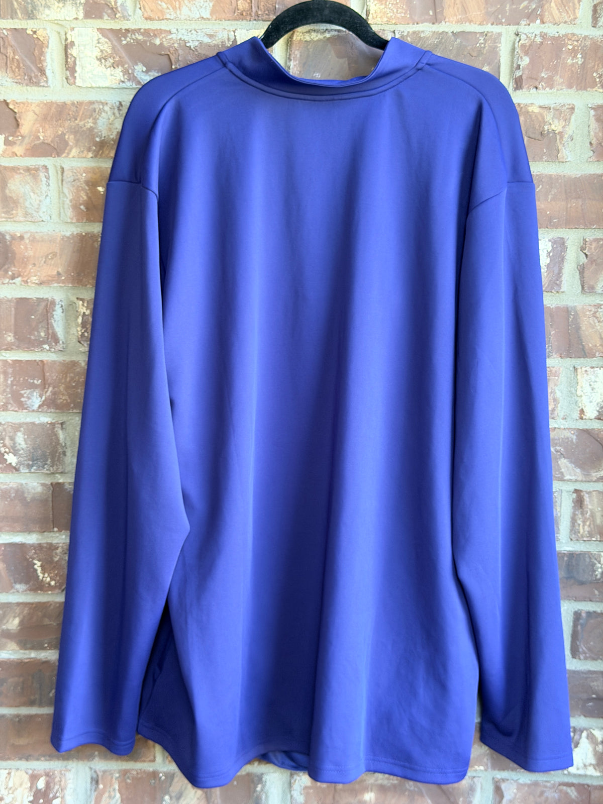NWT Adidas Active 1/4 Zip Long Sleeve Layering Top Men's 2XL Dark Blue JY6597