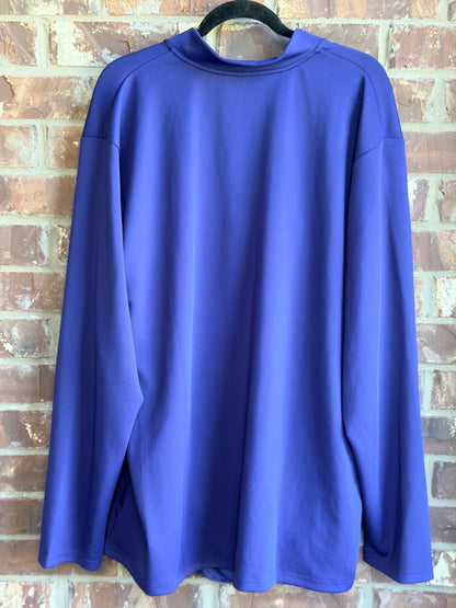 NWT Adidas Active 1/4 Zip Long Sleeve Layering Top Men's 2XL Dark Blue JY6597