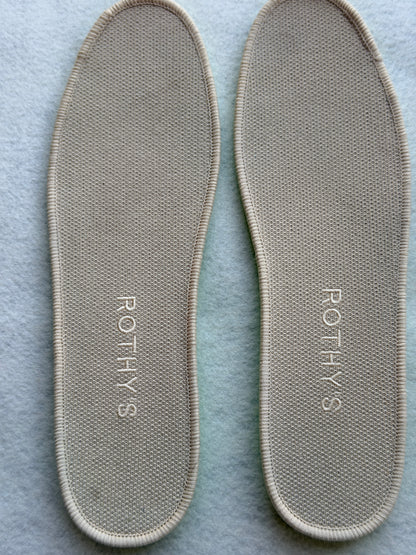 Rothy's The Loafer Olive Camo Women's Size 11 Green Blue Knit Slip On Shoes