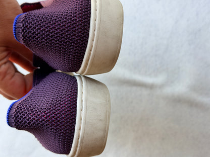 Rothy's The Original Slip On Sneaker Women's 8.5 Purple Pink Knit Washable