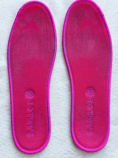 Rothy's The Original Slip On Sneaker Women's 8.5 Purple Pink Knit Washable
