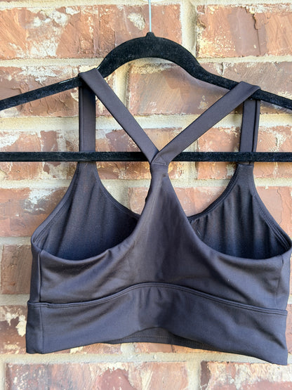 Natori Women's Black Racerback Sports Bra Size Medium M