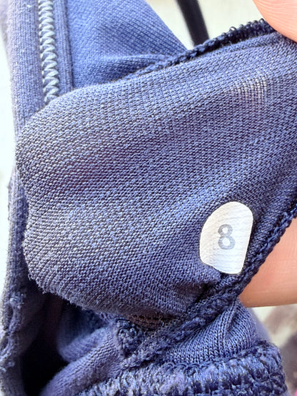 Lululemon Flow Y Bra Purple Women's Size 8 Racerback Sports Bra