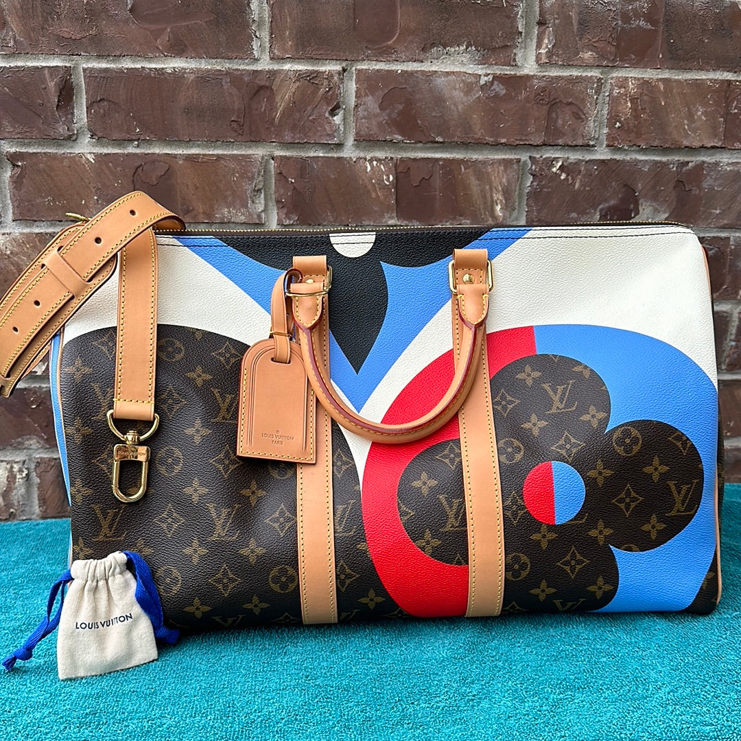 Louis Vuitton Game On Monogram Keepall Bandouliere 45