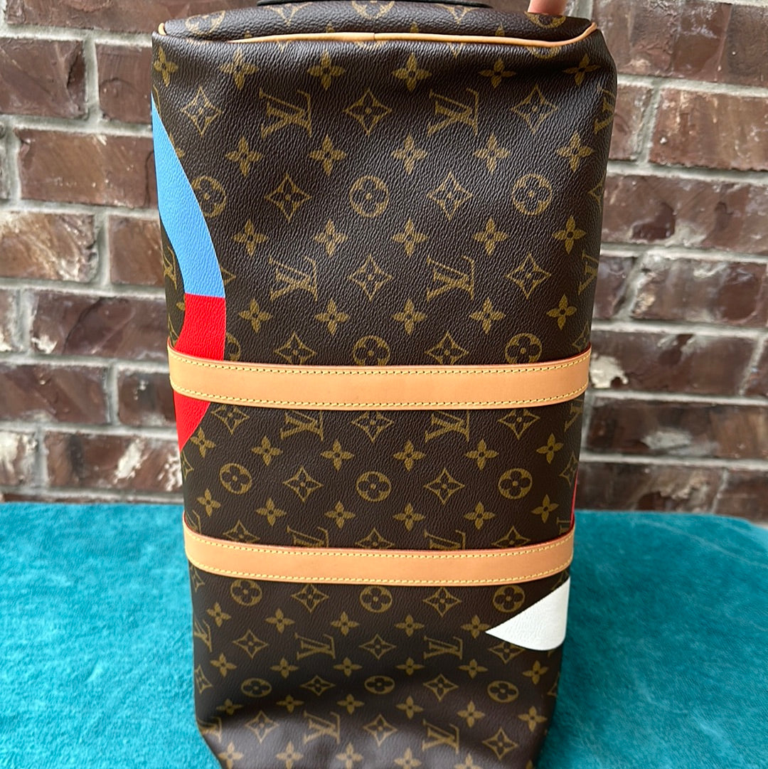 Louis Vuitton Game On Monogram Keepall Bandouliere 45