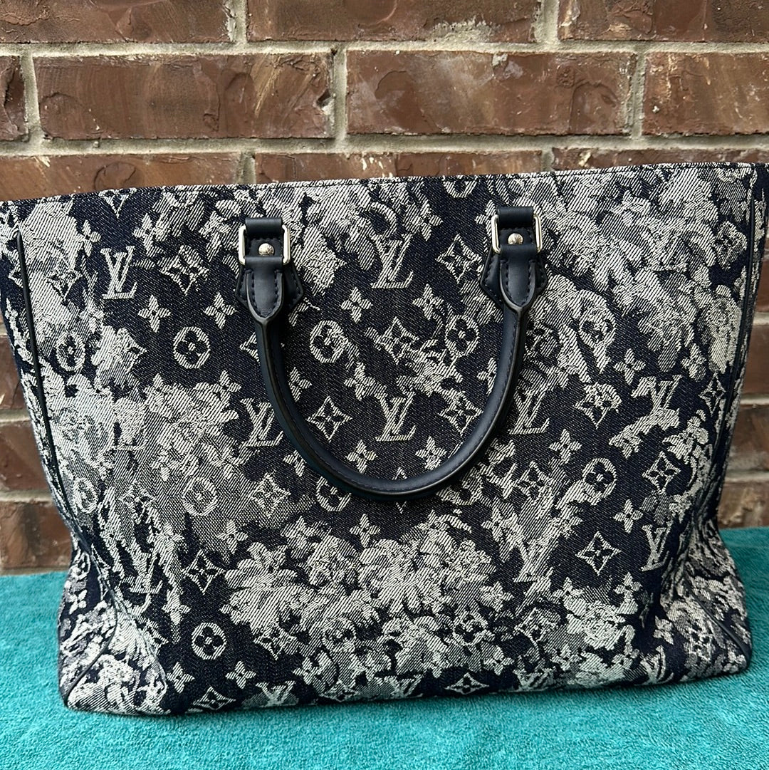 Louis Vuitton Monogram Tapestry Grand Sac Bleu