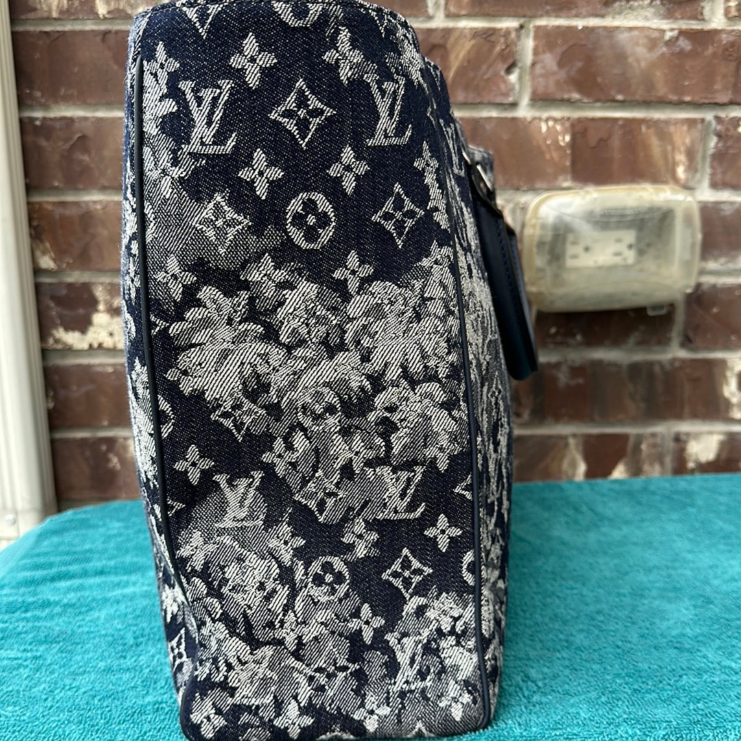 Louis Vuitton Monogram Tapestry Grand Sac Bleu