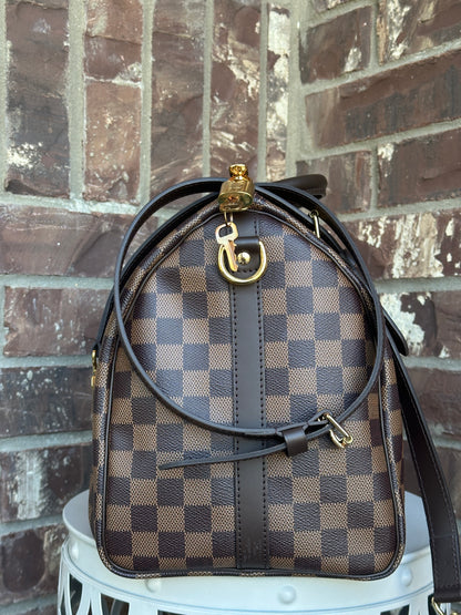 Louis Vuitton Speedy Bandouliere Bag Damier Ebene 35 58273