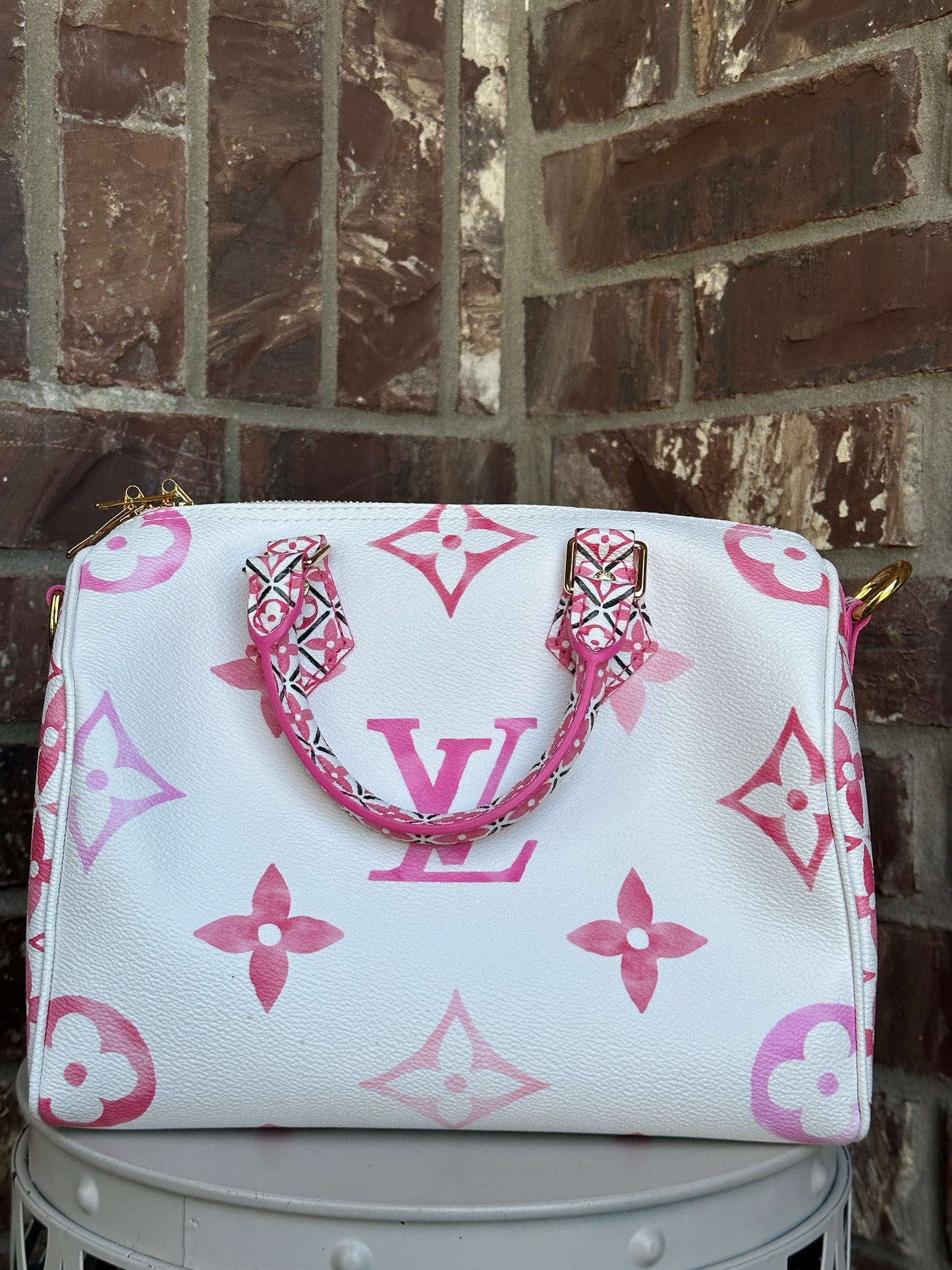 Louis Vuitton Speedy Bandouliere By The Pool Giant 25 - 52498