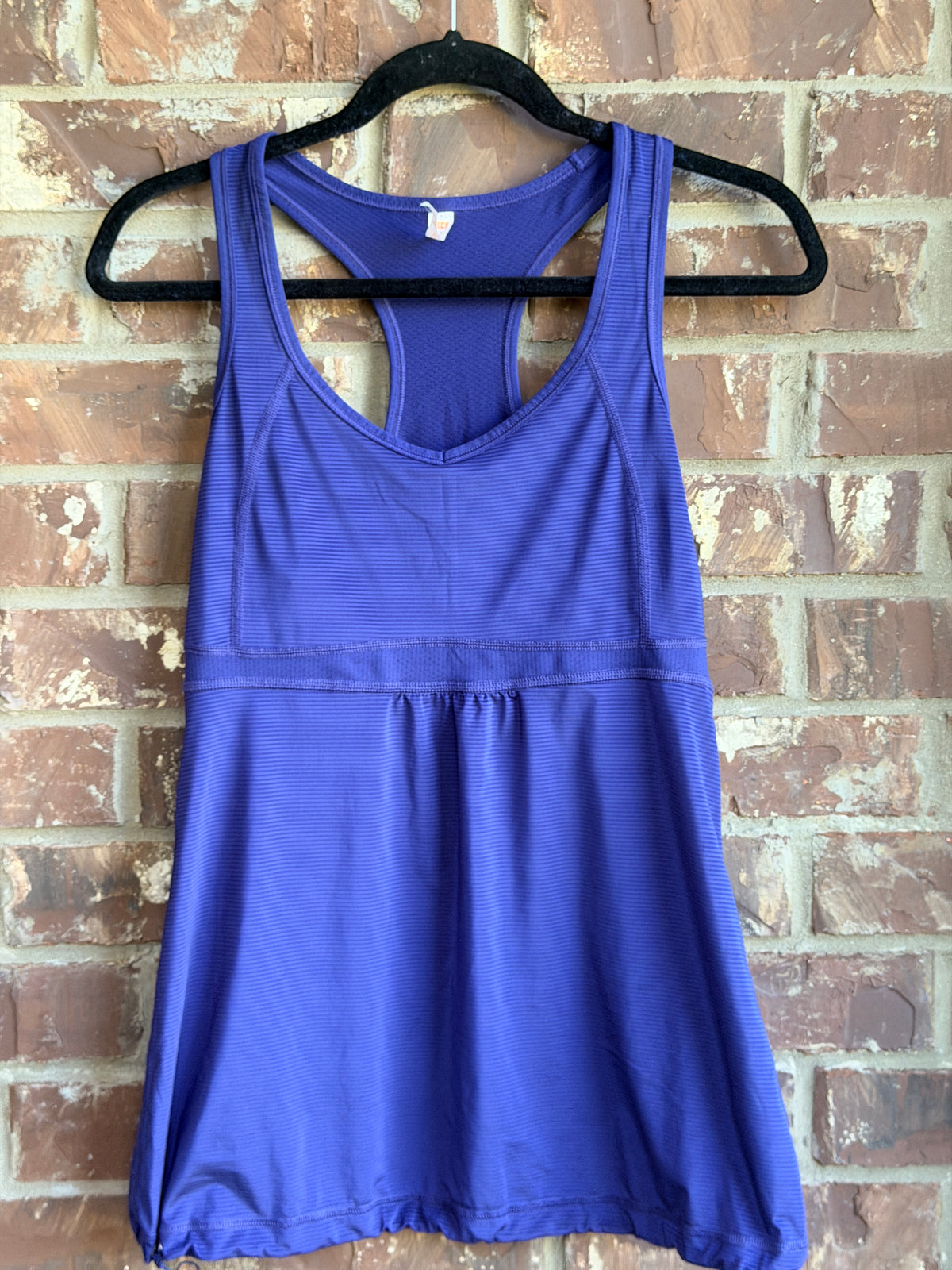 Lucy Activewear Women's M Blue Racerback Athletic Tank Top Yoga Running
