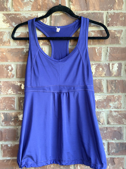 Lucy Activewear Women's M Blue Racerback Athletic Tank Top Yoga Running